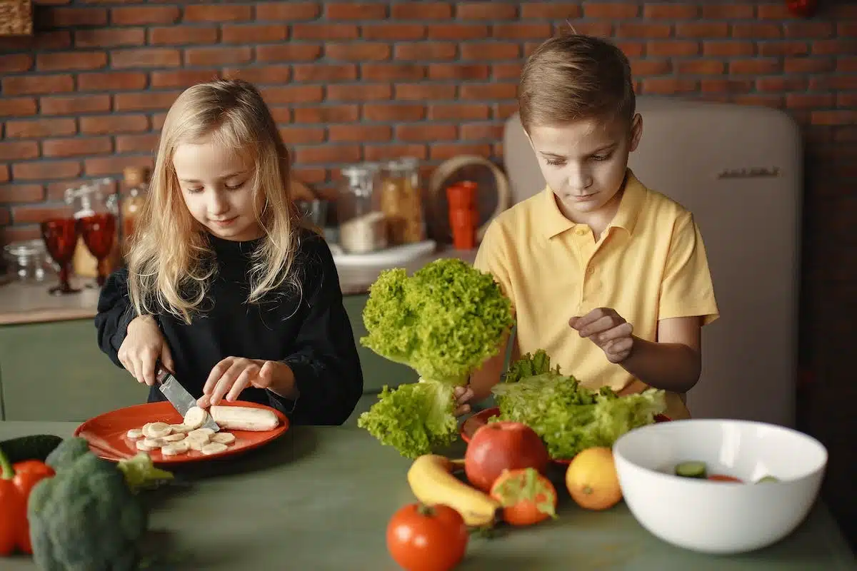 enfants légumes