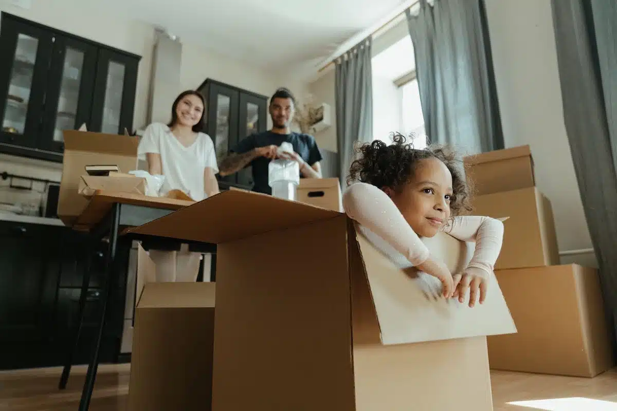 famille  déménagement