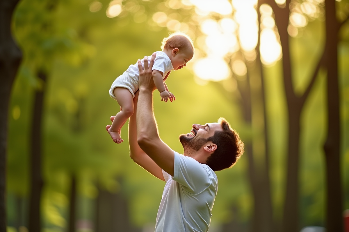 bébé heureux